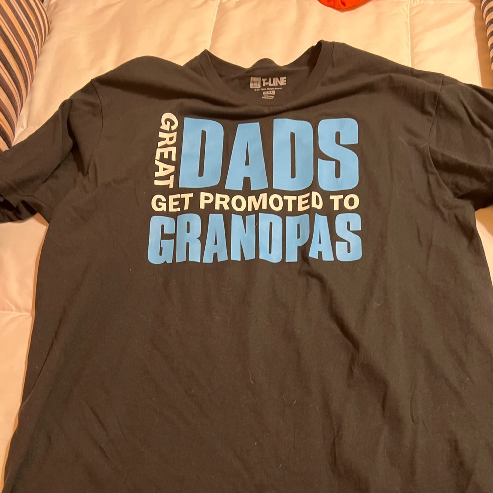Grandpa saying. TShirt Black and Blue Graphic Tee